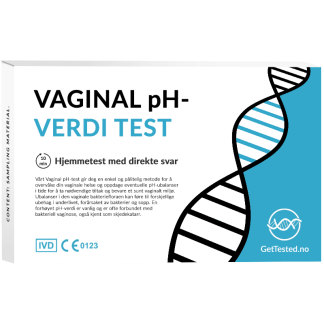 Vaginal pH-verdi test